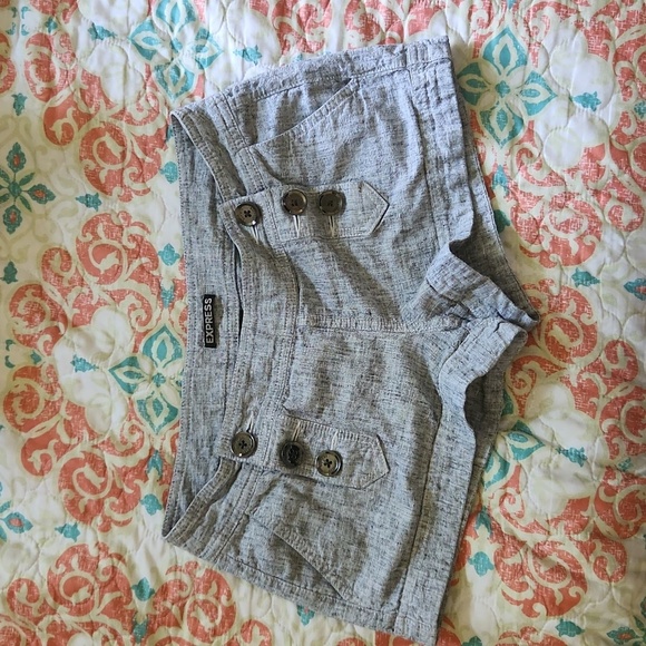 Express Pants - EXPRESS size 8, linen sailor shorts